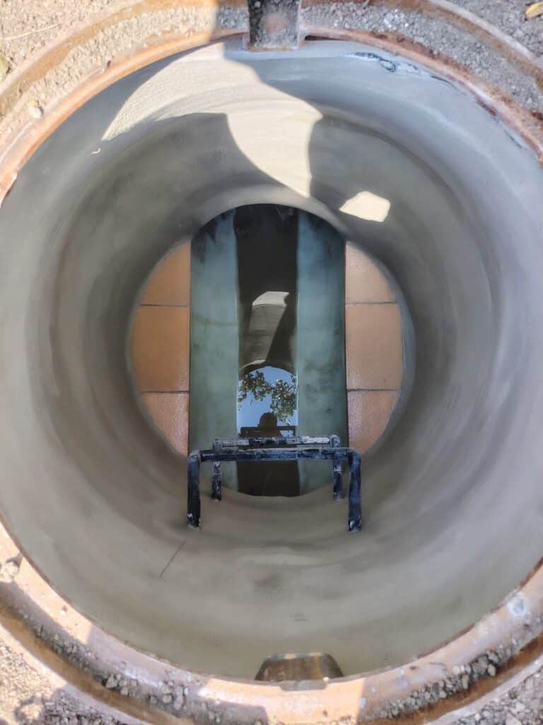 Sanace šachty v Bučovicích pomocí materiálu Ergelit